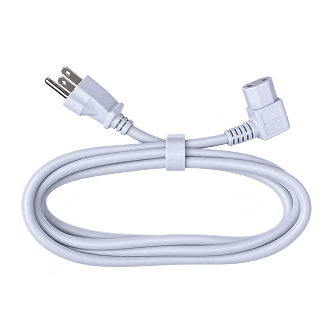 Connects the fixture to a standard commercial outlet.